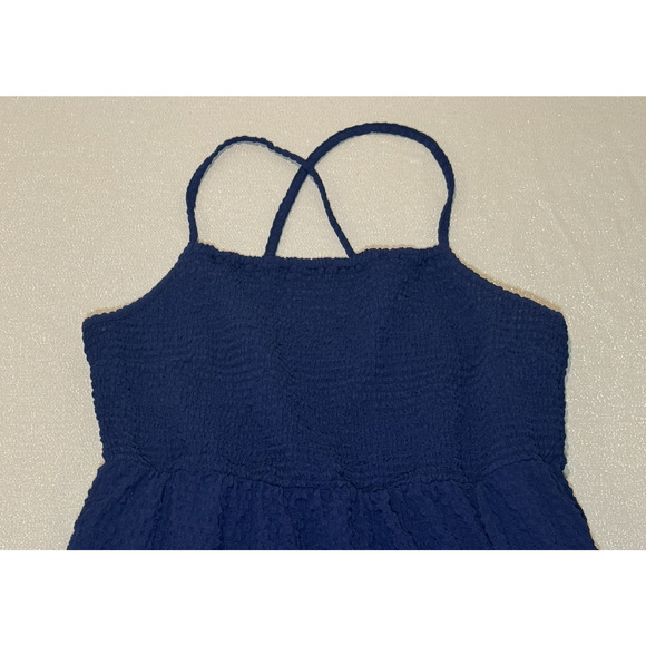 Ana a New Approach Navy Blue Sleeveless Waffle Maxi Dress - Women's Size XXL - Picture 2 of 7